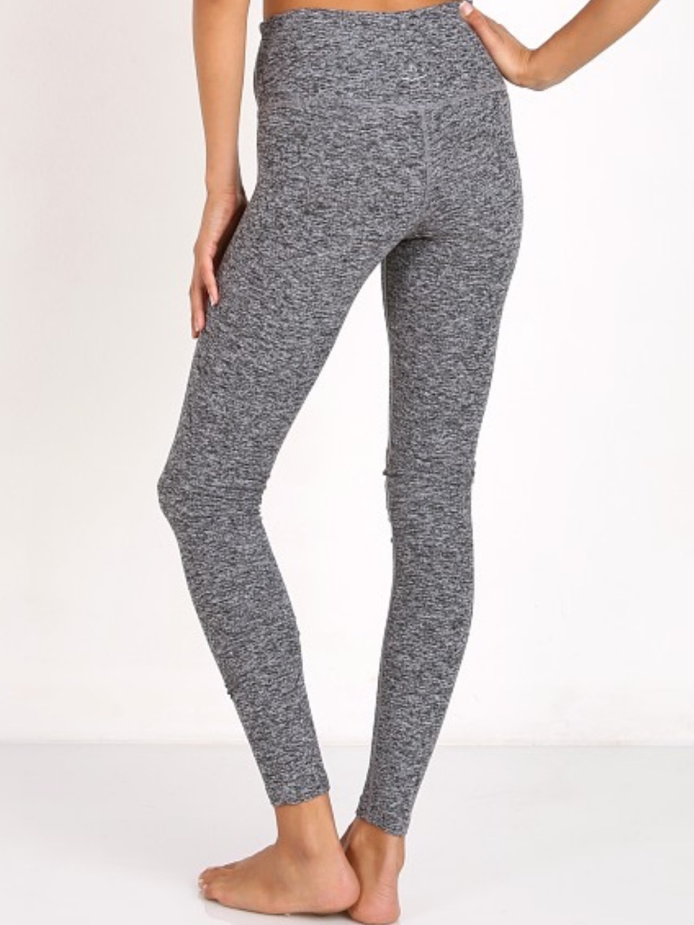 Beyond Yoga Spacedye High Waist Heather Gray Workout Leggings